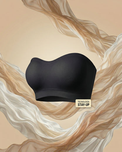 El DUO de Top Bandeau InvisiLift™: Cero Aros, Soporte Total y Realce Natural